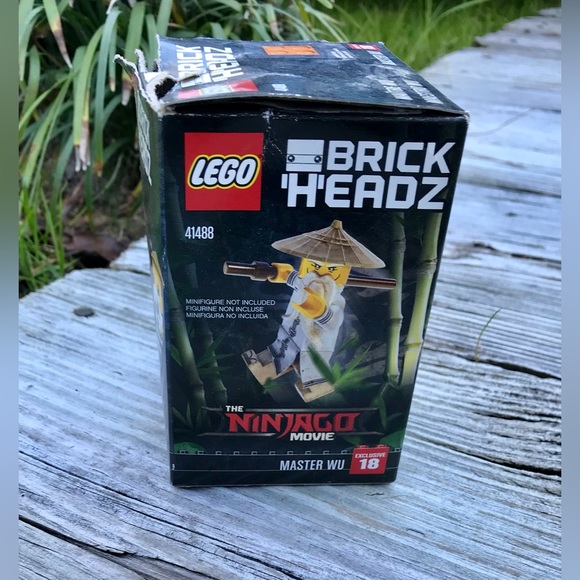 NEW Open Box LEGO BRICKHEADS 41488 Master Wu Large Building Block Figure - Picture 8 of 9